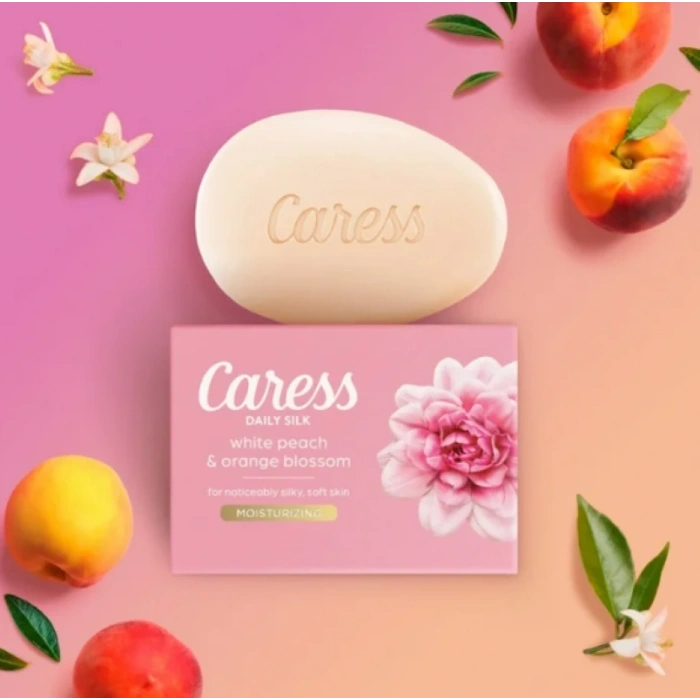 Caress Daıly Sılk White Peach & Orange Blossom 8 Adet Sabun 850 gr