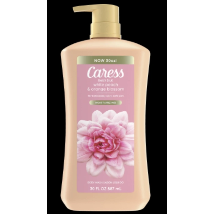 Caress Dıly Sılk White Peach&Orange Blossom Moısturızıng Body Wash 887 ml