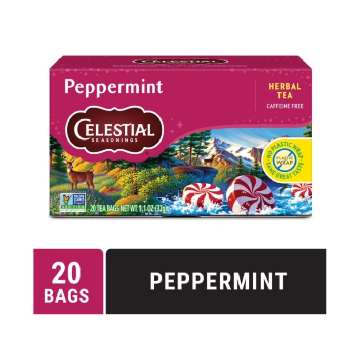 Celestıal Seasonıngs Peppermint Herbal Tea Caffeıne Free 20 Adet Poşet Çay 32 gr