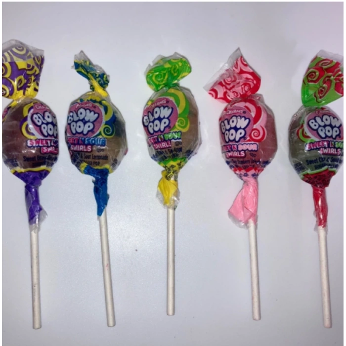 Charms Easter Blow Pop Sweet and Sour Swırls Paskalya Lolipopları 326 gr