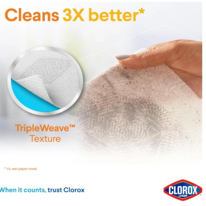 Clorox Disinfecting Wipes Crisp Lemon 75 wipes Temizlik Mendili 474 g