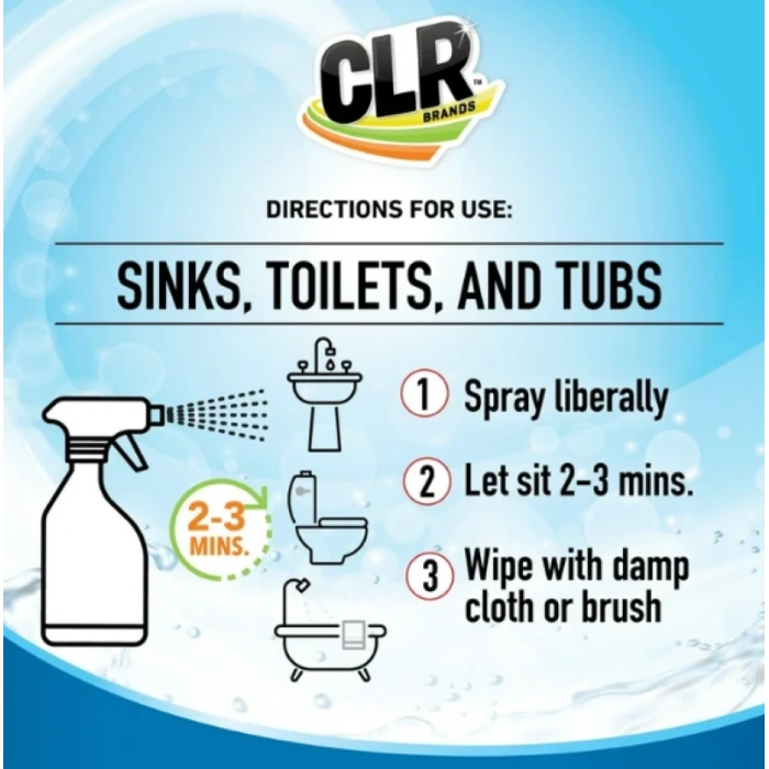 CLR Brands Brilliant Bath Foamıng Cleaner Fresh Scent Bnayo Temizleyici 768 ml