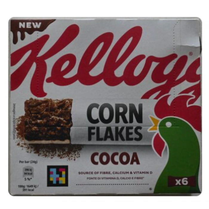 Corn Flakes Cocoa Kakao Aromalı Mısır Gevreği 6 x 24 g Bars