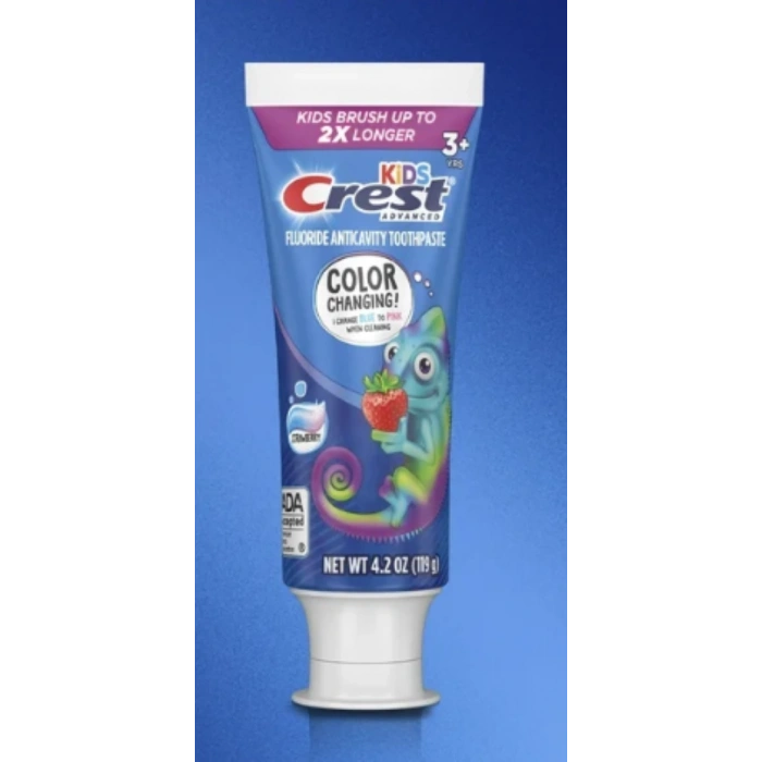 Crest Kıds Advenced Color Changıng Blue and Pınk 2 Renkli Diş Macunu 119 gr