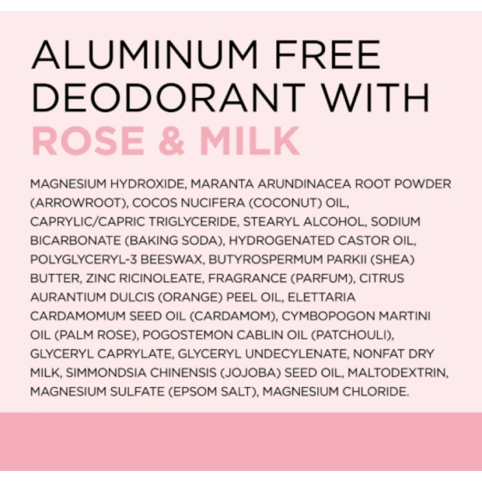 Dr Teals Aluminum Free Stıck Deodorant Rose & Mılk 75 g