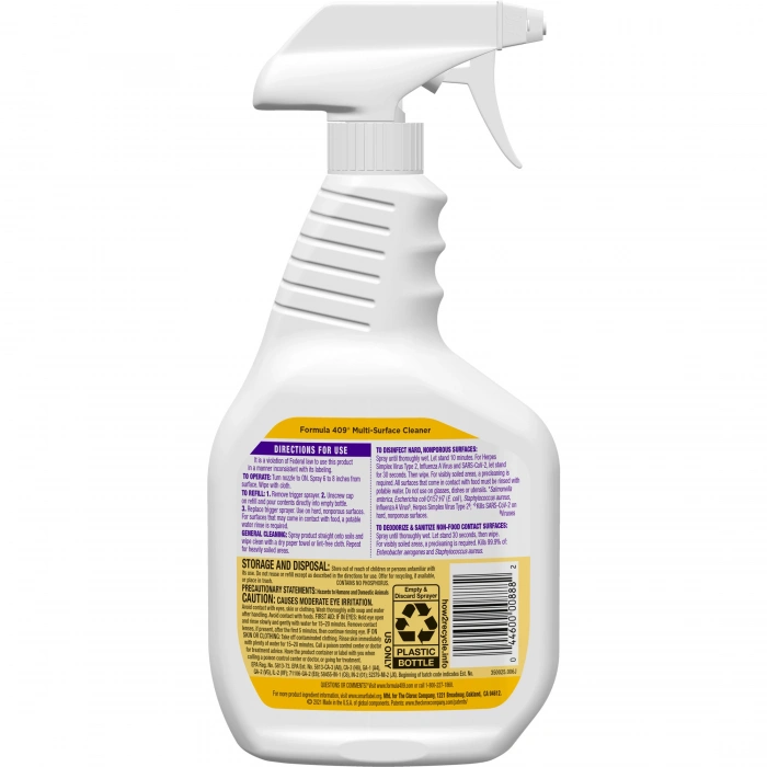 Formula 409 Multi Surface Cleaner Removes % 100 Of Grease&Grıme Lemon Fresh 946 ml