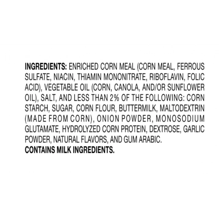 Fritolay Funyuns Brand Onion Flavored Rings 163 gr