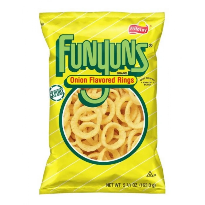 Fritolay Funyuns Brand Onion Flavored Rings 163 gr