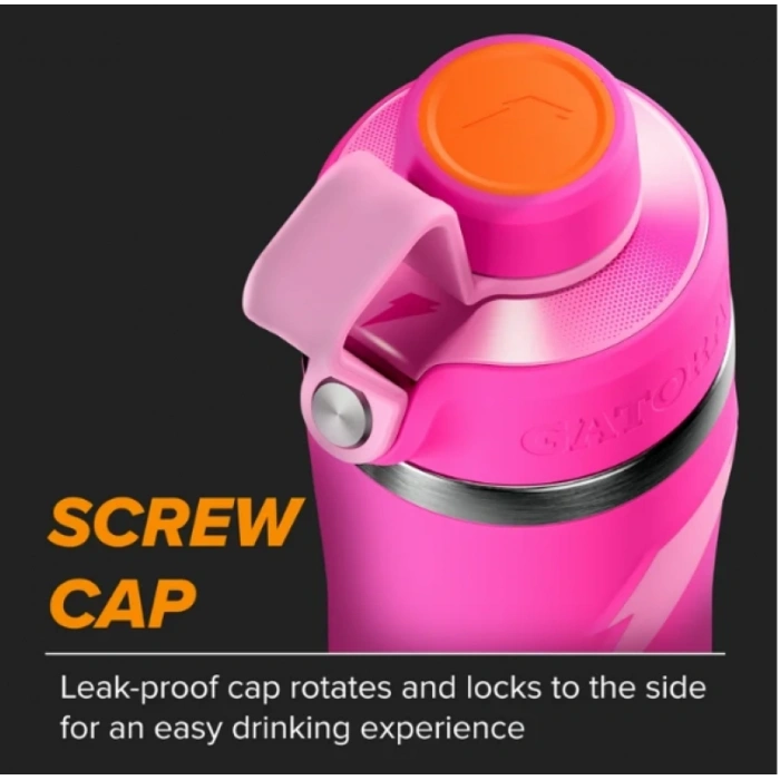 Gatorade Overtime Staınless Stell Bottle Wıth Screw Cap 650 ml