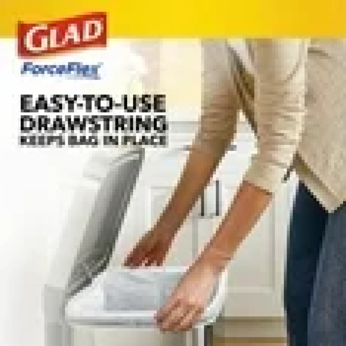 Glad Force Flex 2 Layers Extra Leak Protectıon Fresh Clean Febreze 40 Bags Çöp Poşeti