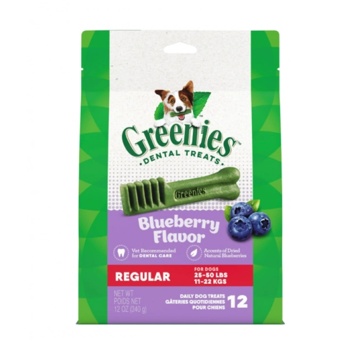 Greenies Dental Treats Blueberry Flavor Regular Doğal Köpek Ödülü 340 gr