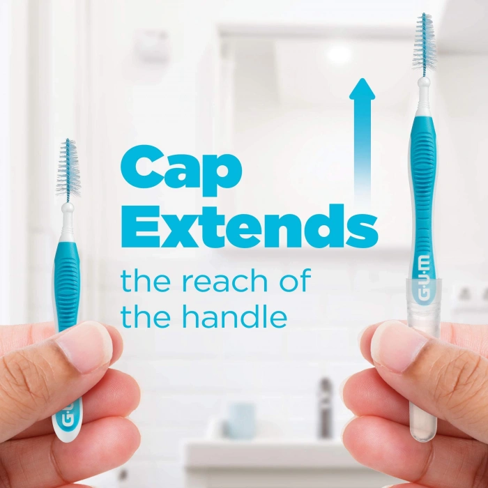 Gum Proxa Brush Go Betwens Cleaners Wıde Flexıble Grıp 10 Cleaners
