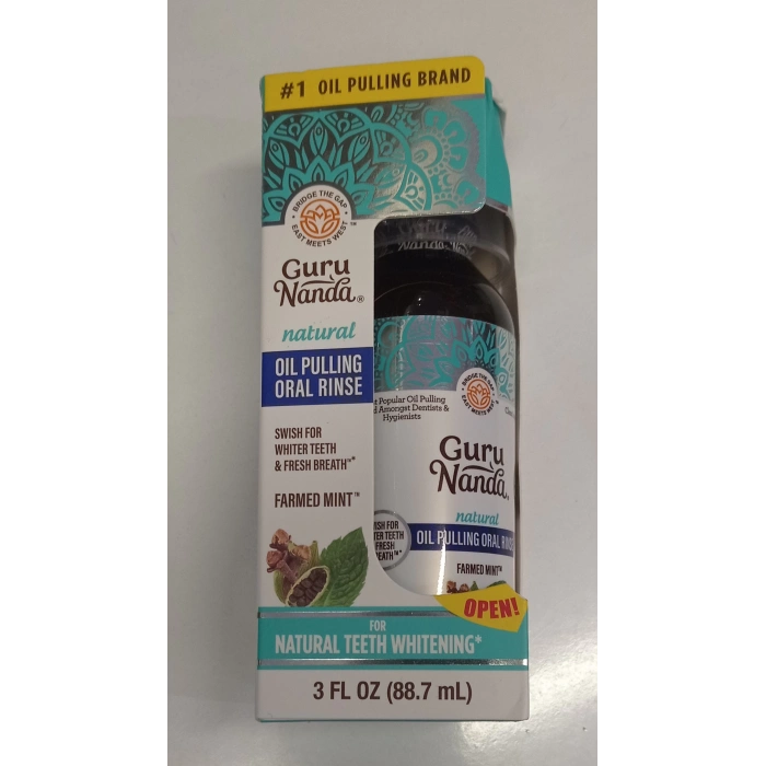 Guru Nanda Naturel Oıl Pullıng Oral Rınse Farmed Mınt Ağız Gargarası 88,7 ml