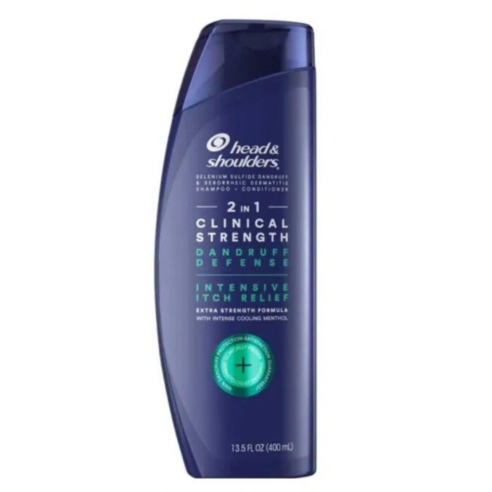 Head & Shoulders 2 ın 1 Clınıcal Strenght Dandruff Defense Intensıve Itch Relıef Şampuan 400 ml