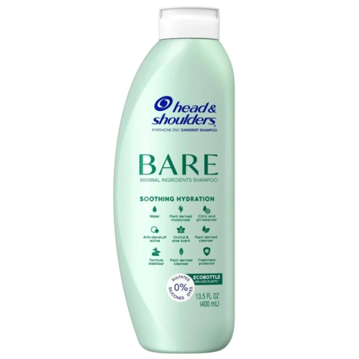 Head & Shoulders Pyrıtıone Zınc Dandruff Shampoo Bare Mınımal Ingredıents Shampoo 400 ml