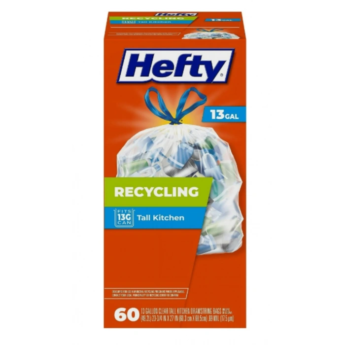 Hefty Recyclıng Tall Kitchen Çöp Torbası 60 Adet