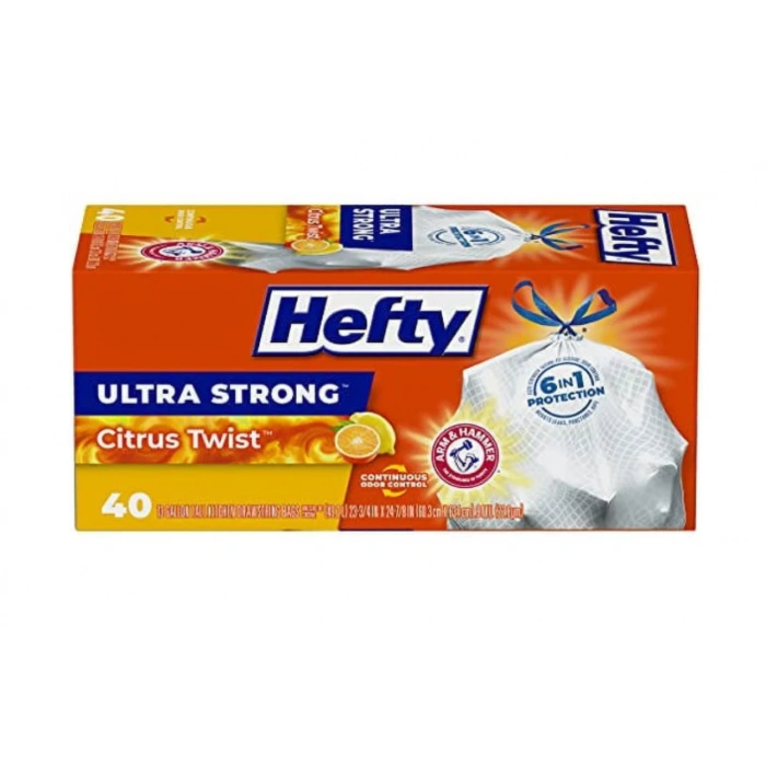 Hefty Ultra Strong Citrus Twist Contınuous Odor Control Çöp Poşeti