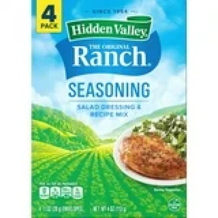 Hidden Valley the Orıgınal Ranch Seasonıng Salad Dressıng Recipe Mıx 4 pack 113 gr
