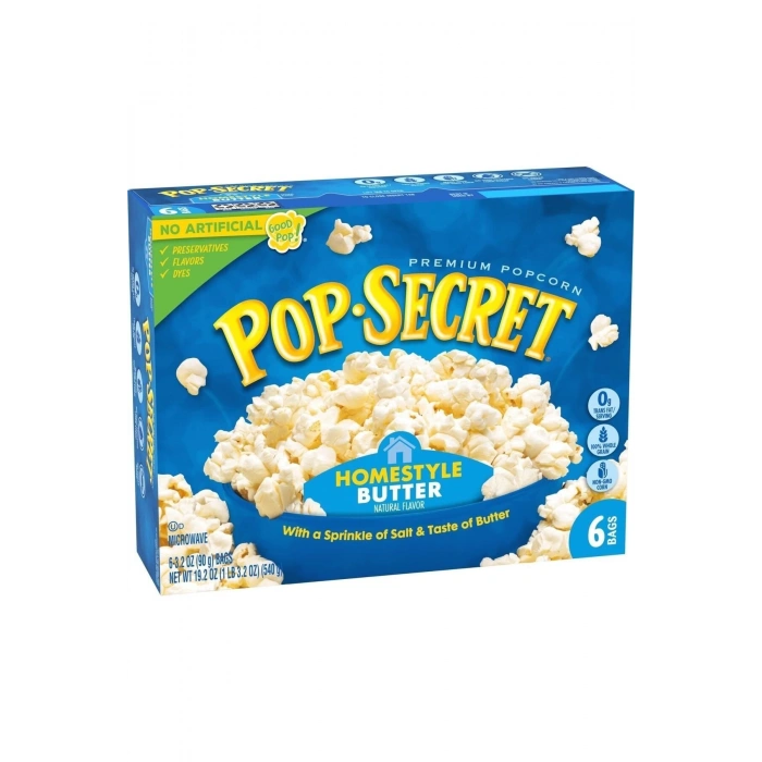 Homestyle Butter Mikrowave Popcorn 6 Adet