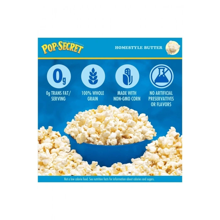 Homestyle Butter Mikrowave Popcorn 6 Adet