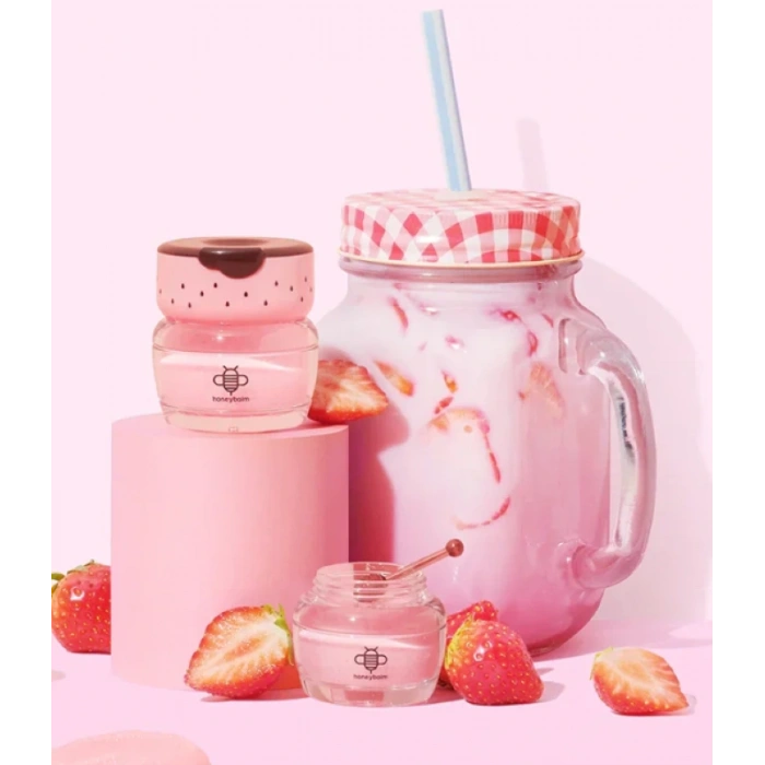 Honey Balm Strawberry Lip Scrub Çilekli Dudak Nemlediricisi 10 g