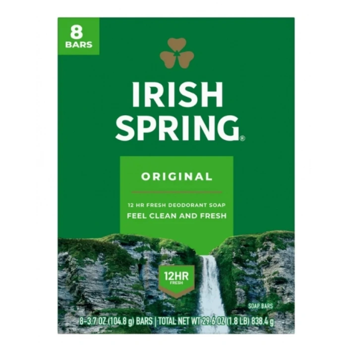 Irısh Sprıng Orıgınal Feel Clean and Fresh 8 Bars Sabun 838,4 gr