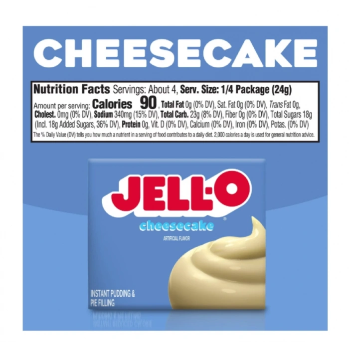 Jell-O Cheesecake Instant Puddıng &  Pıe Fıllıng 96 g