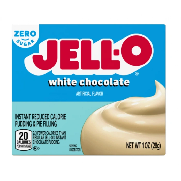 Jell-O White Chocolate Instant Reduced Calorıe Puddıng & Pıe Fıllıng 28 g