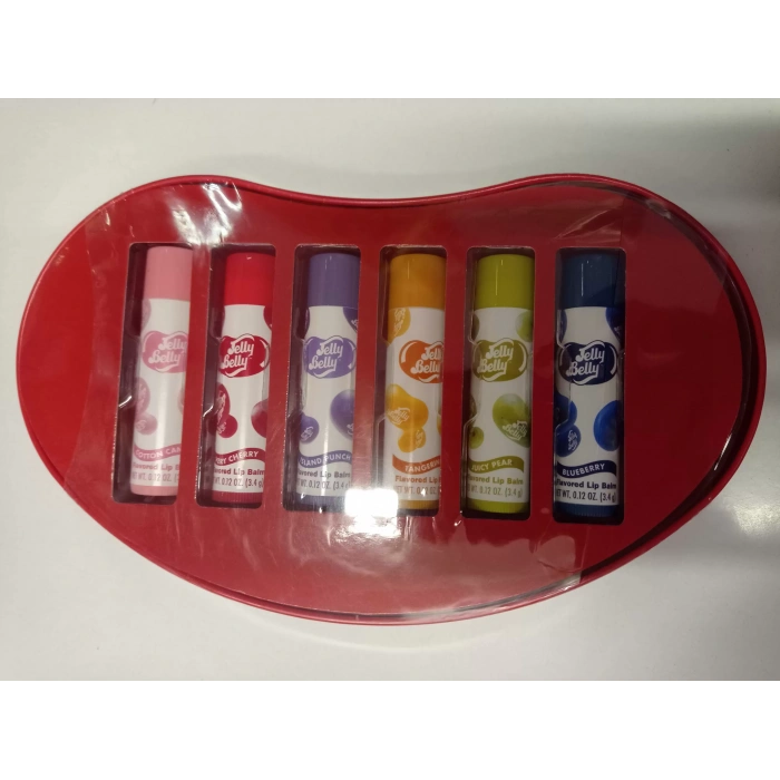 Jelly Belly 6 Flavored Lip Balms 20.4 g
