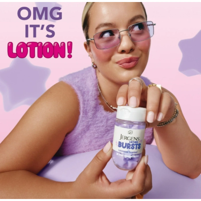 Jergens Lotıon Bursts Lavender Scented 38 Star-Scented Bursts