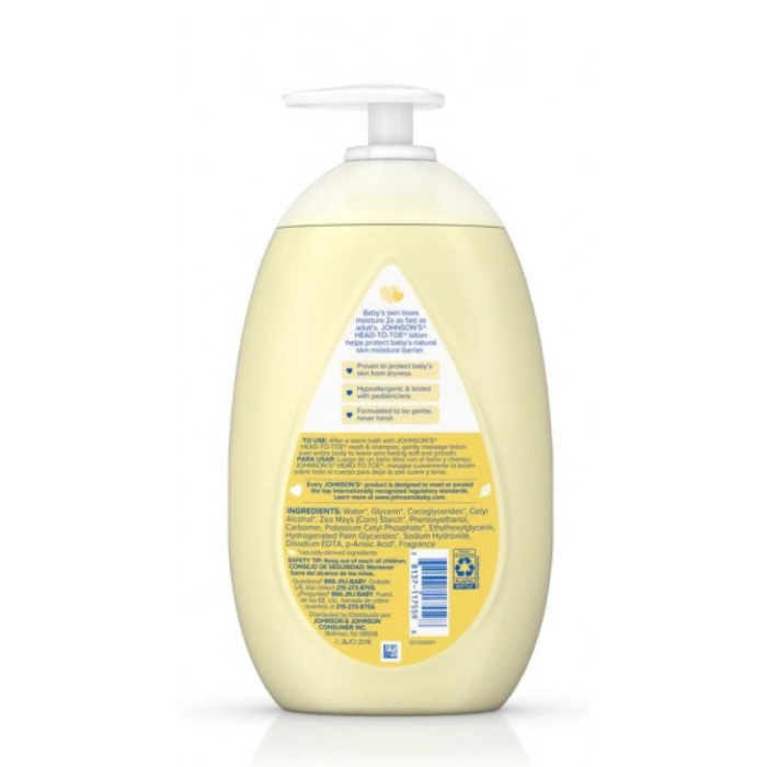 Johnsons Head-to-toe Lotion Bebek Losyonu 800 ml