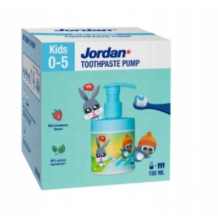 Jordan Toothpaste Pump Kids 0-5 Çocuklar İçin Diş Macunu150 ml