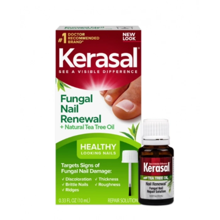 Kerasal See A Vısıble Dıfference Fungal Nail Renewal + Naturel Tea Tree Oil Tırnak Mantarı Onarım Kremi 10 ml