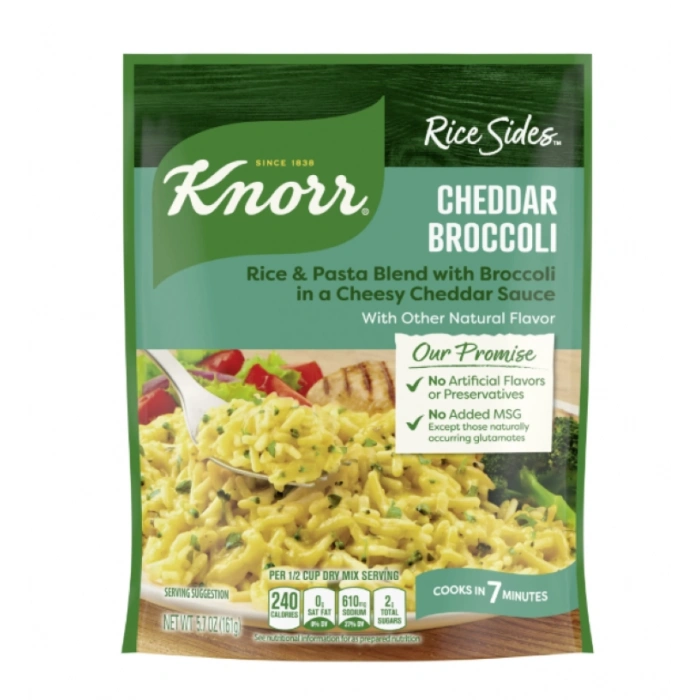 Knorr Rice Sides Cheddar Broccoli 7 Dakikada Hazırlanabilen Yemek 161 g