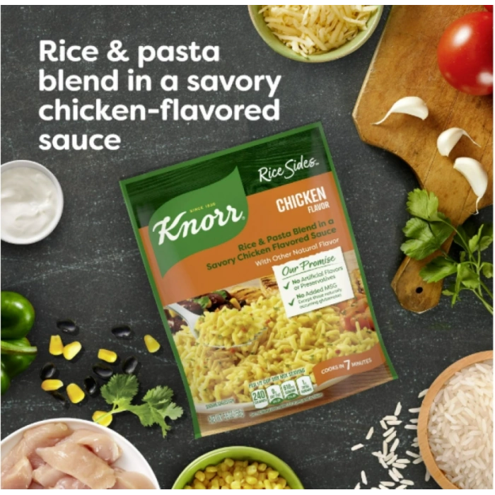 Knorr Rice Sides Chıcken Flavor 7 Dakikada Hazırlanabilen Yemek 158 g