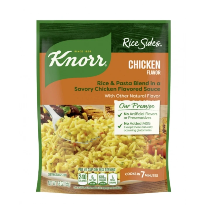Knorr Rice Sides Chıcken Flavor 7 Dakikada Hazırlanabilen Yemek 158 g