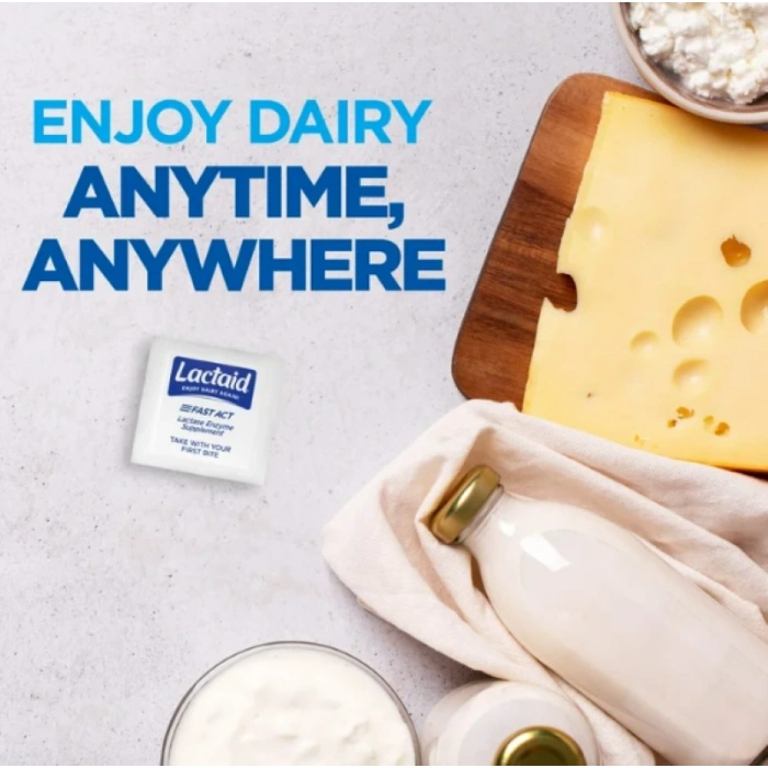 Lactaid Fast Act For the Prevention of Gas, Bloatıng & Dıarrhea 60 Adet