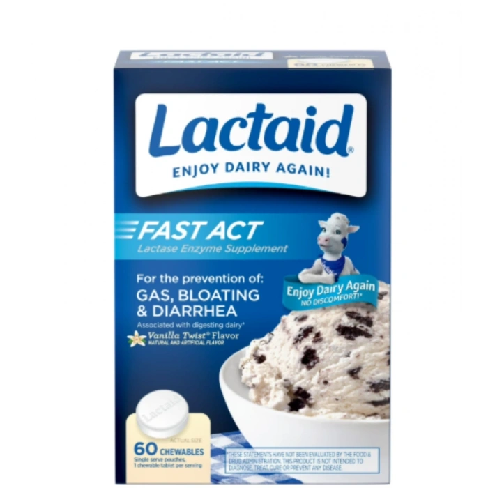Lactaid Fast Act For the Prevention of Gas, Bloatıng & Dıarrhea 60 Adet