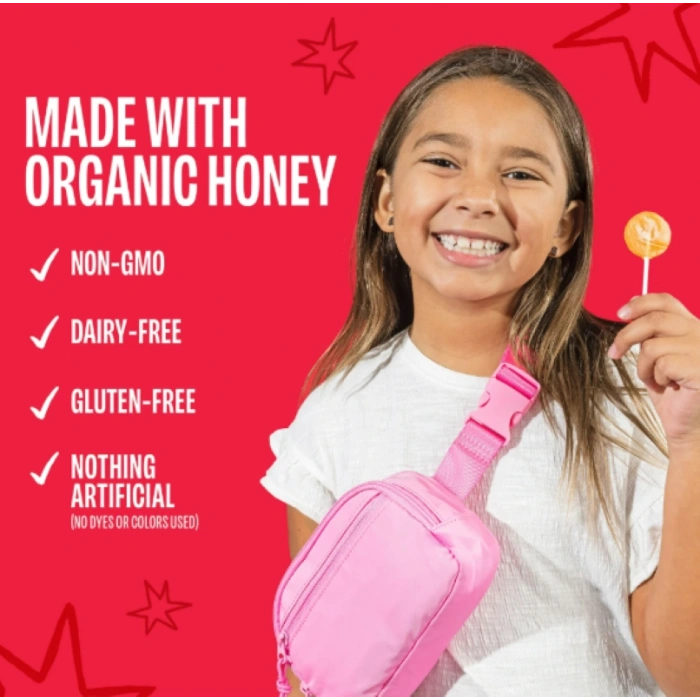 Lolleez Organıc Throat Soothıng Pops For Kıds Lollipop 10 Adet