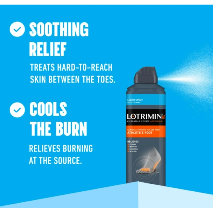 Lotrımın Lıquıd Sprey Cools The Burn Athletes Foot Ayak Spreyi 133 g