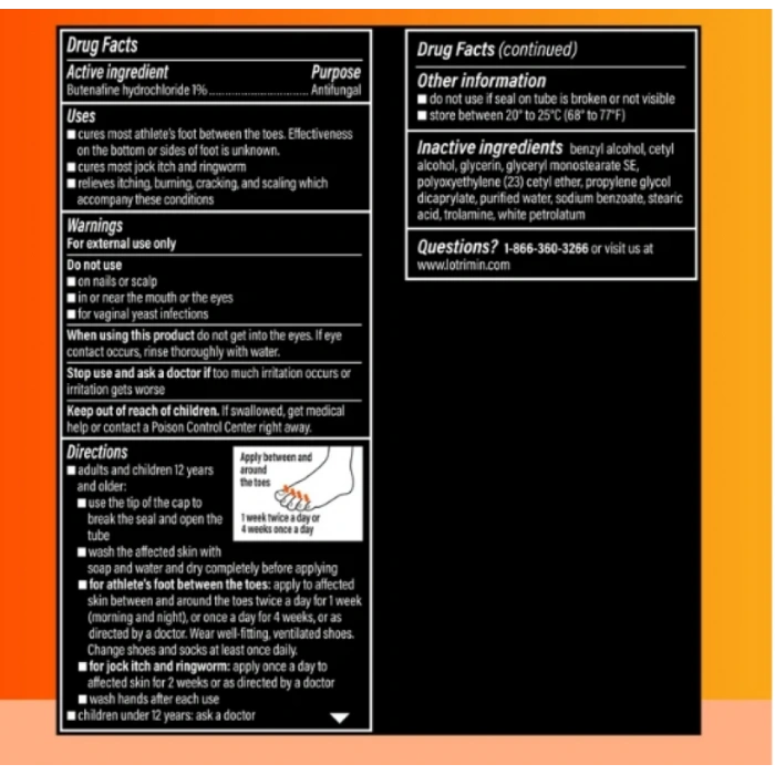 Lotrımın Ultra Prescrıptıon Strencth Athletes Ayak kaşıntı Kremi 30 gr