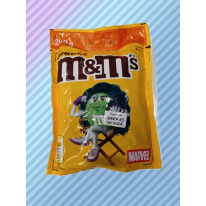 M&M Peanut Çikolata Kaplı Fıstıklı Drajeler  Marvel Özel Serisi 200 g