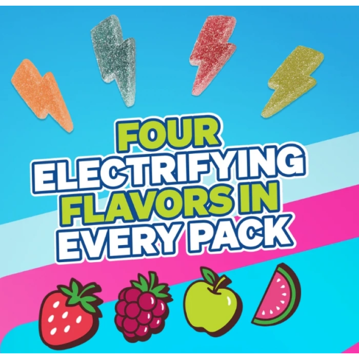 Mr Beast Feastables Sour Strıkes Assorted Flavors Gummy Candy 212 gr