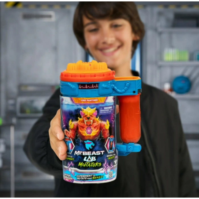 Mr Beast Lab Mutators Mutatıon Fıre Panther Panter Figürlü Oyuncak