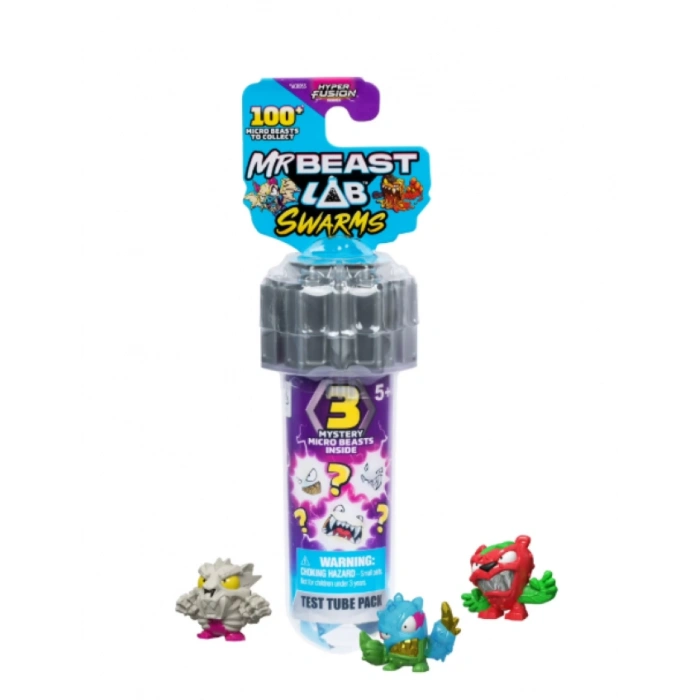 Mr Beast Lab Swarms 3 Mystery Mıcro Beasts Inside 5 Yaş Üstü Oyun Seti
