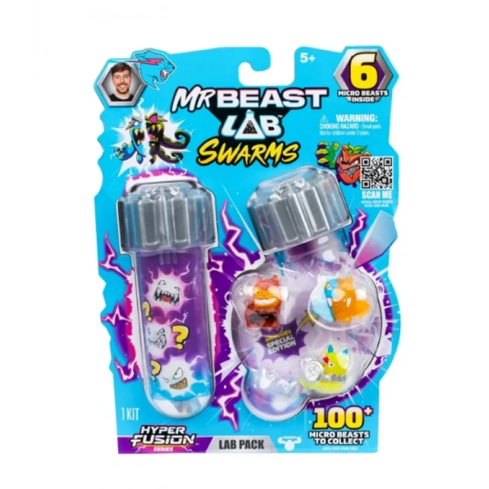 Mr Beast Lab Swarms 6 Mıcro Beasts Inside 5 Yaş Üstü Oyun Seti