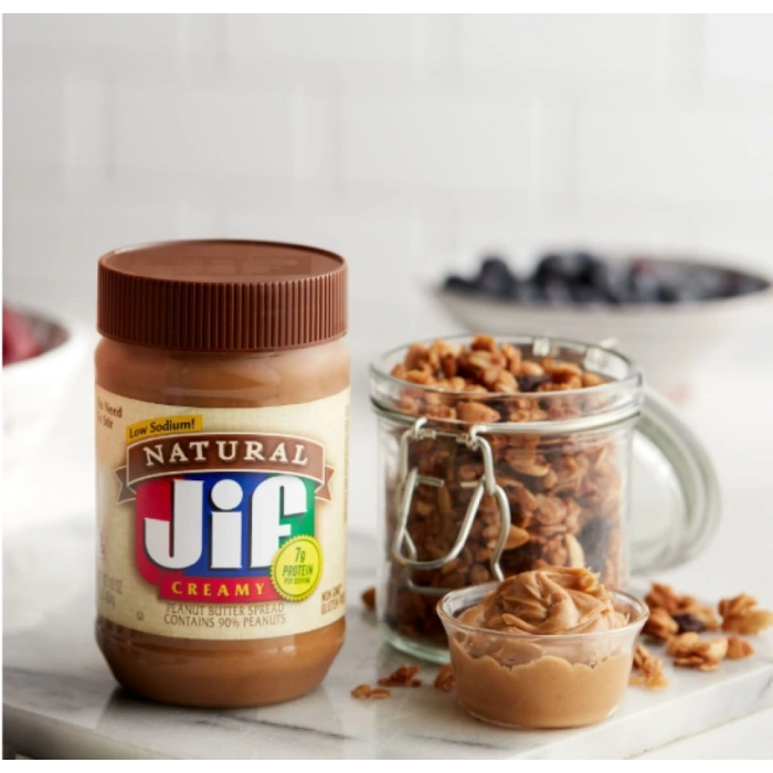 Natural Jif Creamy Peanut Butter 454 gr