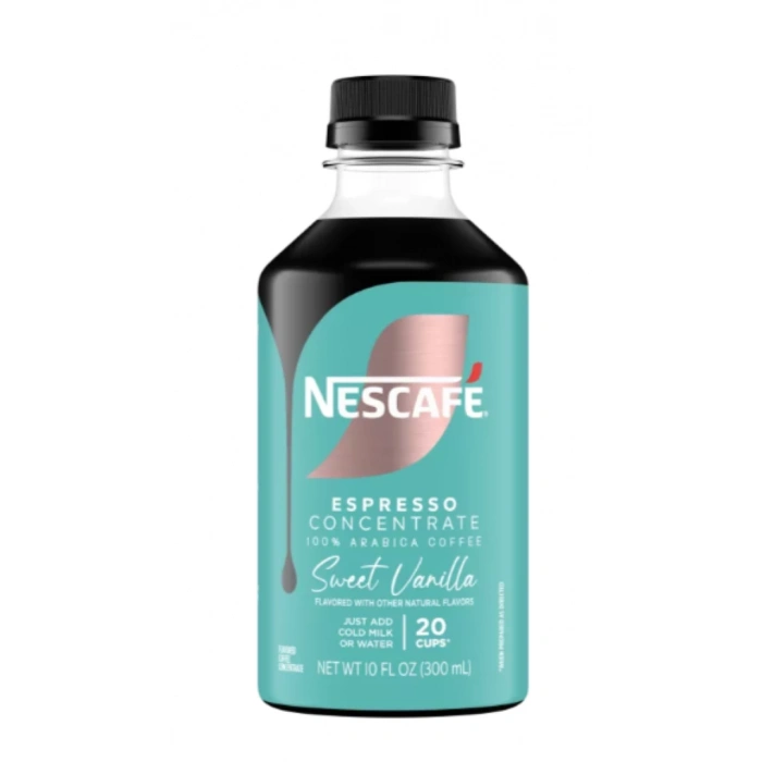 Nescafe Espresso Concentrate % 100 Arabıca Coffee Sweet Vanilla 20 Cups 300 ml