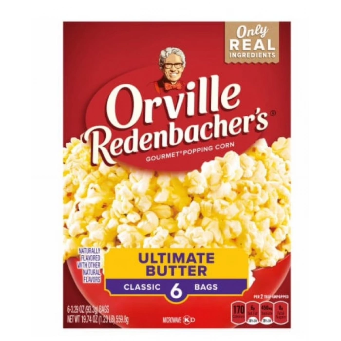 Orville  Redenbachers Ultımate Butter Classıc 6 Bags Mikrodalga Popcorn 559,8 gr