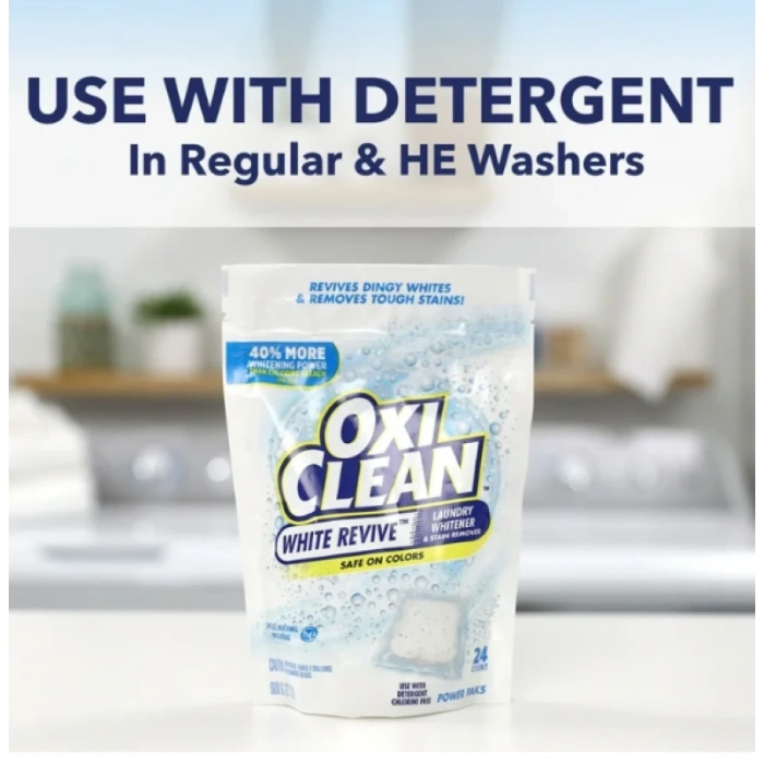 Oxı Clean White Revıve Laundry Whıtener Staın Remover Beyaz Çamaşır Leke Çıkartıcı 600 gr